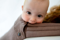 Baby Carrier Qusy Mini 2.0 - MOCHA MOUSSE LINEN