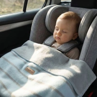 Zaffiro - Alba Cotton Blanket 75x100 baby blue