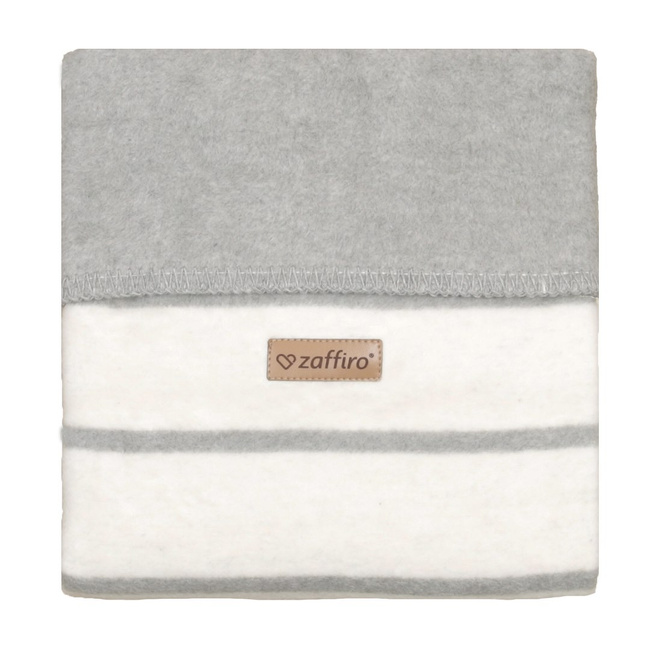 Zaffiro - Alba Cotton Blanket 75x100 grey