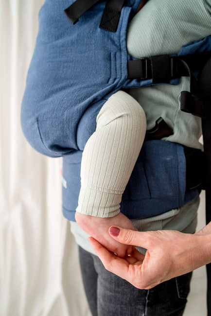 Nosidełko Kavka MultiAge Magnetic - Nightfall Linen + pady + kieszonka na panel + plecak