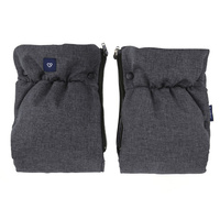 2w1 Premium Stroller Hand Muff - Melange Graphite