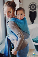 Chusta tkana Little Frog - Ciemny Lazuryt