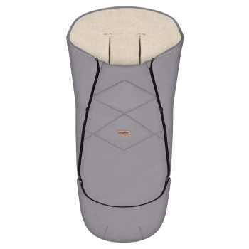Zaffiro - Regulowany wełniany śpiwór EverGrow Aspen 0-36m - Steel Grey