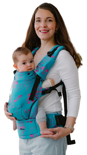 Baby carrier Kavka MultiAge Pro: Sakura Eucalyptus Cotton/Tencel