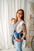 Nosidełko Kavka Handy: Ink Herringbone Bamboo