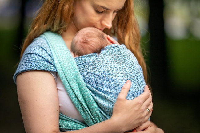 Chusta tkana EverySlings Babyheart Polarberry