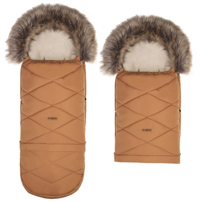 Zaffiro - Aspen GrowUp Wool Sleeping Bag - Toffee