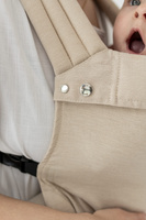 Qusy adjustable ergonomic carrier  2.0 - Sand Twill Bamboo