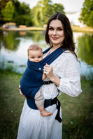 Nosidełko regulowane Qusy - Linen Navy