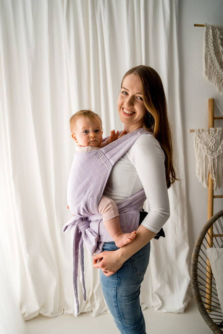 Half Buckle Kavka Handy: Lilac Braid Bamboo