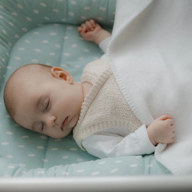 Zaffiro - Oslo Cotton Blanket 75x100, milk