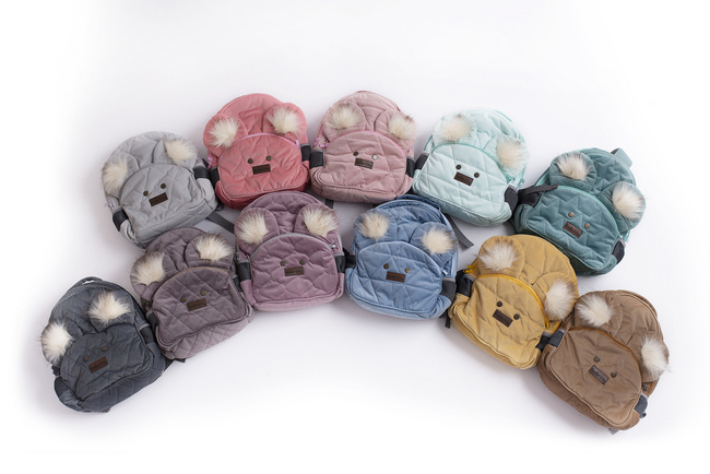 Plecak dziecięcy - Travel Bear Stars Maroon