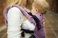 Nosidełko Kavka Multi-age: Dusty Pink Braid