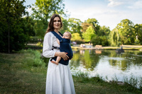 Nosidełko regulowane Qusy - Linen Navy