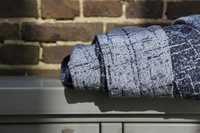 Chusta kółkowa Yaro Sparkling Ultra Navy Grey Repreve