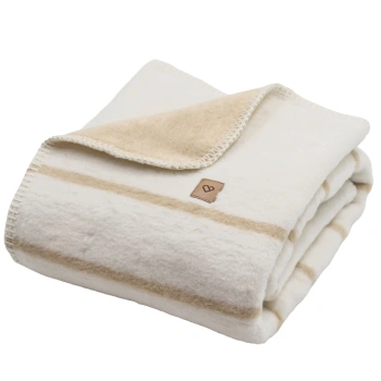 Zaffiro - Alba Cotton Blanket 75x100 beige