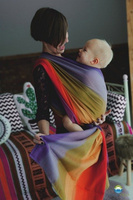 Chusta tkana Little Frog Aura in Love