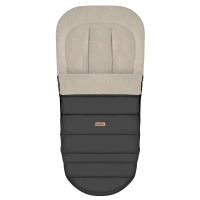 Zaffiro - Aspen iGrow Winter Footmuff with Premium Sheep Wool Anthracite