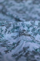 Chusta tkana Yaro Slings - Anemone Trinity Pine Bourette Seacell