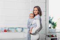 Basic Line Baby Sling Lenny Lamb - Pearl