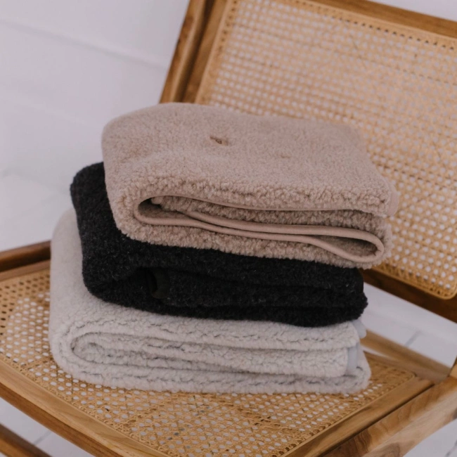 Zaffiro - Wool Blanket Browm