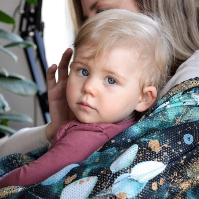 Rollersy - chusta do karmienia Gold Dust Black