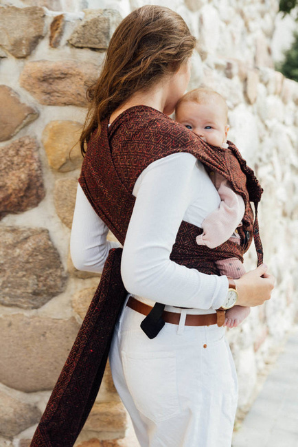 Nosidło hybrydowe LennyLamb - Big Love Auburn