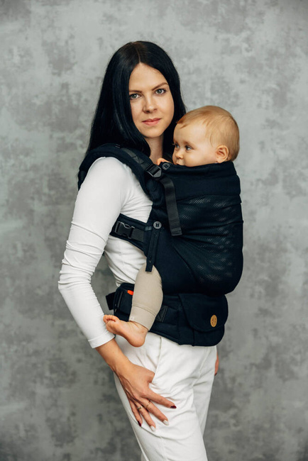 Nosidło siatkowe LennyLamb LennyUpGrade - Heban