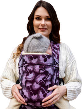 Qusy carrier / Epic Ginkgo Licorice - adjustable ergonomic carrier