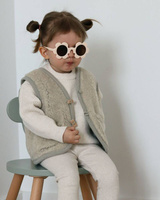 Zaffiro - Kamizelka 100% wełna - Baranek 74/80 Beige 