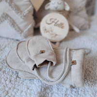 Zaffiro - Children's Mittens - Anthracite Premium Wool 3-5 years