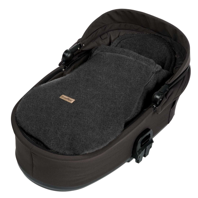 Zaffiro - Śpiworek Mini 0-18 miesięcy Wełna Premium - Sierra Anthracite