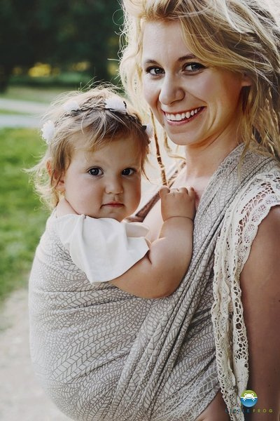 Chusta tkana Little Frog - Natural Wildness