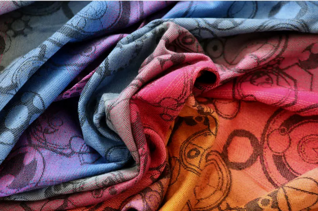 Chusta kółkowa Yaro Quantum Marbella Grad Black Tencel Linen