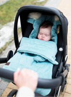 Śpiworek fotelikowy 6w1 - Ocean Green 80x45cm