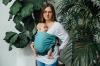 Nosidło LennyLamb LennyHip - Mała Jodełka Zieleń