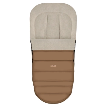 Zaffiro - Aspen iGrow Winter Footmuff with Premium Sheep Wool Toffee