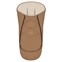 Zaffiro - Regulowany wełniany śpiwór EverGrow Aspen 0-36m - Toffee