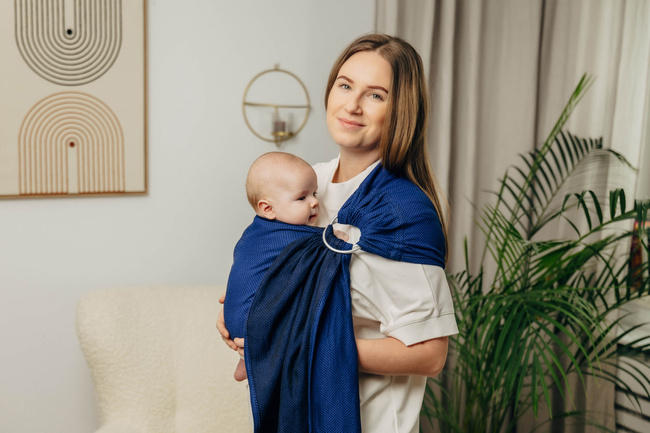 Basic Line LennyLamb Ring Sling - Cobalt