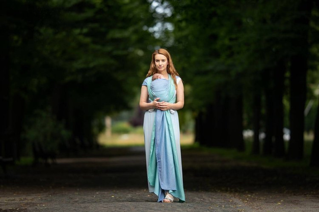 Chusta tkana EverySlings Babyheart Polarberry