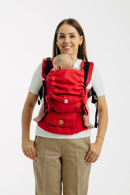 LennyLamb Baby carrier: LennyUpGrade: Little Herringbone Sedona