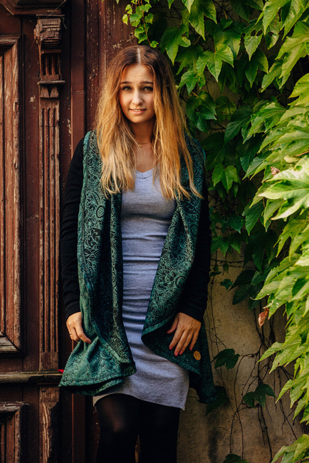 Long Cardigan LennyLamb: Wild Wine - Ivy