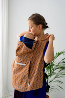 Kavka Baby Cover - 2in1 Mustard Braid