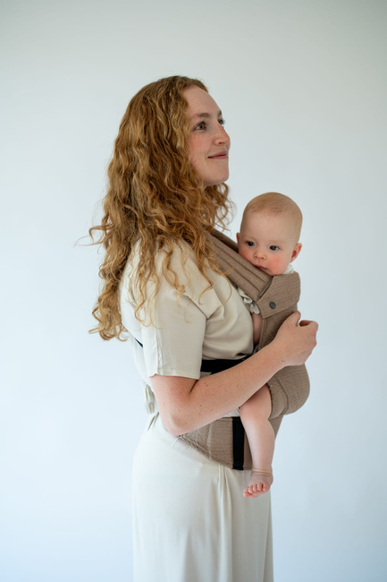 Baby Carrier Qusy Mini 2.0 - Walnut Twill Bamboo