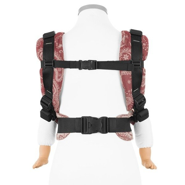 Nosidełko regulowane Fidella Fusion 2.0 Persian Paisley - rubinrot