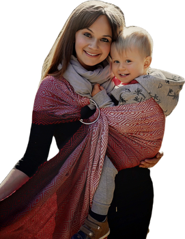 Little Frog Ring Sling - Ruby Cube
