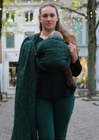 Chusta tkana Yaro Slings - Yaro Rococo Black Olive
