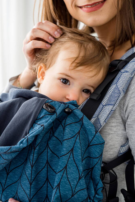 Osłonka na nosidło Kavka - 2w1 Petrol Braid