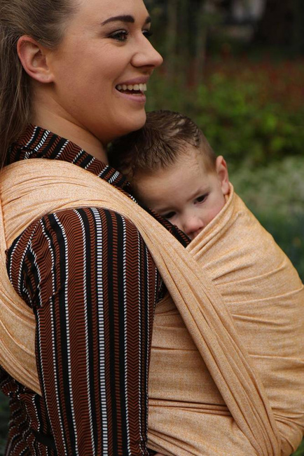 Chusta tkana Yaro Sling - Zero Towel Ochre