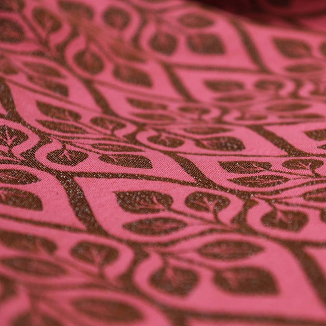 Woven Wrap Yaro Slings - La Vita Duo Pink Black Bronze Glam